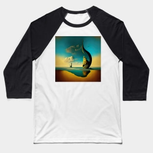 [AI Art] Distant escape, inspired by the works of a surrealist master Baseball T-Shirt